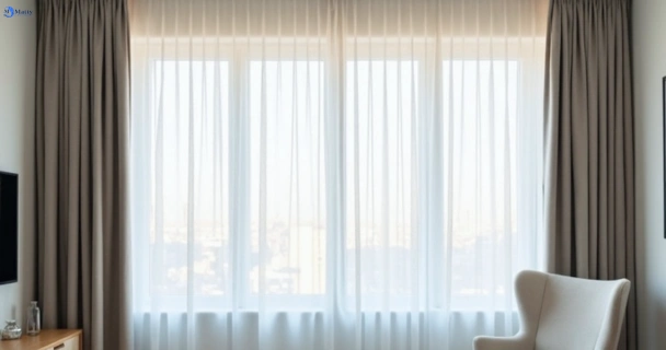Restored vibrant drapes in buccan QLD after Matty Curtain Cleaning